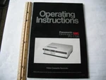 Panasonic Vhs PV-1720 Video Cassette Recorder Owners Manual 46 Pages Like. Price: $9.99.
