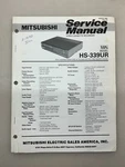 Mitsubishi HS-339UR Original Service Manual Free Shipping Good. Price: $14.00.