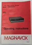 Magnavox Vcr Model VR9622AT01 Operating Instructions Manual Vintage Original Very. Price: $11.95.