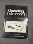 Panasonic Omnivision Vhs PV-5200 Operating Instructions Unspecified. Price: $9.20.