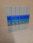 6PCS Sony BRS60 New In Box, KCA-60BRS U-matic. Price: $65.00.