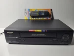 Sharp VC-A592 Vcr Vhs Player W/ Non-oem Universal Remote Fully Tested Used. Price: $49.99.