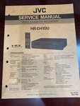 Jvc HR-D410U HRD410U Vcr Repair Service Manual From Usa 1980 3596 **original** Very. Price: $28.99.