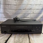 E1 Daewoo Vcr DV-T5DN 4 Head Vhs Player Recorder No Remote Tested Working Used. Price: $50.00.