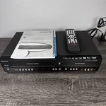 Magnavox ZV457MG9 Dvd Recorder Vcr Combo Vhs Player With Remote Tested Working Used. Price: $219.97.