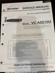Orig. Sharp VC-A5210U VCA5210U Vcr Repair & Service Manual *original* Very. Price: $28.99.