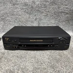 Vintage Philips Magnavox VRZ264 AT01 Vhs Hq Hi-fi Video Cassette Recorder Vcr Used. Price: $28.00.