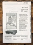 Hitachi VT-FX624A Vcr Owners / User Manual *original* Unspecified. Price: $19.97.