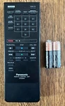 Panasonic VEQ0963 Vcr Remote Control For AG-1730 New Batteries Tested Used. Price: $15.00.