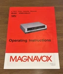 Vintage Original Operating Instructions Manual Magnavox Vcr (model VR8510SL01) Like. Price: $9.00.
