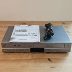 Jvc DR-MV77SU Dual Deck Dvd Vcr Tested Working No Remote Used. Price: $104.49.