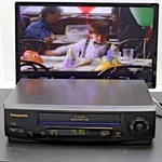 Panasonic Omnivision Vcr PV-402 Vhs Player Head No Remote Tested Blue Line Used. Price: $166.28.