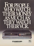 1986 Magazine Ad Samsung Vcr Video Cassette Recorders VT-311T Medalist Used. Price: $23.94.