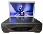 Vintage Sanyo VHR-M107 4 Head Vcr/tested And Working/no Remote Used. Price: $25.00.