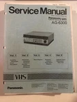 Original Panasonic Ag 6300 Omnivision 2 Service Manual M1 Very. Price: $29.95.