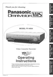 Panasonic PV-4664 Vcr Owners Instruction Manual Brand. Price: $22.24.