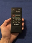 Sharp RRMCG0206GESA Vcr Remote Control, Black - Oem For VC797U VC7864U Used. Price: $8.47.