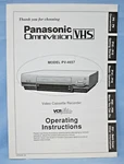 Panasonic Omnivision Operating Instruction Manual PV-4657 Vhs Vcrplus+ Like. Price: $11.00.
