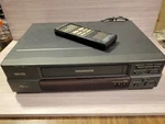 Magnavox Vcr Vhs Player Head Model VRU242AT21 Hq W/remote *not Working For. Price: $40.00.
