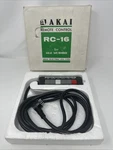 RC-16 Remote Control For Akai GX-280 GX-285 X-360D Reel To Deck In Orig Box Used. Price: $89.00.