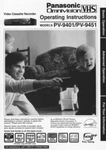 Panasonic PV-9401 PV-9451 Vcr Owners Instruction Manual Brand. Price: $22.24.