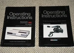 Panasonic PV-8500 Video Cassette Recorder & PK-958 Camera Owner Manuals Very. Price: $28.50.