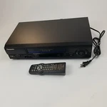 Panasonic Vhs Vcr Pv V4601 Omnivision Head Blueline Hi Fi W/ Remote Tested Used. Price: $124.99.