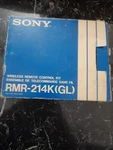 Sony RMR-214K (gl) Wireless Remote Control Kit For Betamax Open Box. Price: $165.75.