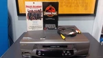 Sanyo Vcr Tested Working W/ Av Cables And Vhs Movies Jurassic Park Used. Price: $63.00.