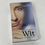 Wit 2001 Vhs Movie Vcr Video Tape Christopher Lloyd Emma Thompson Factory Sealed Brand. Price: $5.00.