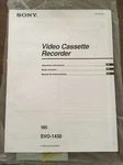 Sony Video Cassette Recorder SVO-1430 Operating Instructions Like. Price: $19.00.