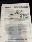 Sharp VC-A502U VC-A506U VC-A507U VCA507U Vcr Service Manual 1799 2869 *original* Very. Price: $27.99.