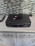 Panasonic PV-8455S Vhs Head Stereo Blueline Vcr Player Tested Works No Remote Used. Price: $50.00.
