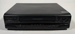 Symphonic SE226D Black 4 Head Hi-fi Stereo Video Cassette Recorder No Remote Used. Price: $39.99.