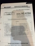 Orig. Sharp VC-H75U VCH75U Vcr Service Manual *original* Very. Price: $24.99.