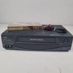 Philips Magnavox Vhs Vcr Player VRZ262AT22 Tested And Working-no Remote 4-HEAD Used. Price: $49.95.