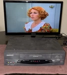 Daewoo DV-T8DN Vcr Vhs Player Recorder 4 Head Tested Working No Remote Used. Price: $40.00.