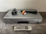 Sanyo Dvd Vcr Combo With Remote & Av Cables Stereo Vhs Player Tested Working Used. Price: $109.97.