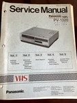 Panasonic PV-1320 PV-1321 Omnivision Vcr Service Manual From The Usa *original** Very. Price: $28.99.