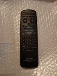 Fastshipping Sharp Tv Vcr Remote Control RRMCG0119AJSA Tape Back Cover Used. Price: $24.86.