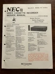 Nec VC-N70EU Hifi Vcr Cassette Recorder Service Manual Original Oem Betamax Good. Price: $39.99.