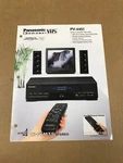 Vintage 1994 Panasonic Omnivision Vhs PV-4451 Informational Sheet Used. Price: $7.96.