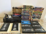 Panasonic PV-V4021 Vcr Vhs Player Remote Tested + 35 Disney Star Wars Lot Used. Price: $150.00.