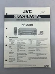 Jvc HR-A33U Original Service Manual Free Shipping Good. Price: $14.00.