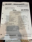 Orig. Sharp VC-S101U VCS101U Vcr Service Manual 3187 3282 Original* Very. Price: $27.99.