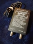 Sharp VR-80RF Unit Switch Modulator Converter Vcr Camcorder Adapter Used. Price: $10.99.