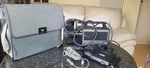 Olympus VC-101 Portable Vhs Video Camera Recorder Job Lot Bags Leads Retro Kit Used. Price: $242.01.