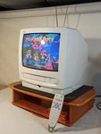 Rca 13" Vcr Combo Player Retro Gaming Kitchen Crt Vhs Tested Remote White Used. Price: $399.00.
