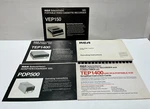 Lot Vintage Rca PDP500, TEP1400, VEP150, CC007 1980S Video Camera System Manuals Used. Price: $17.00.