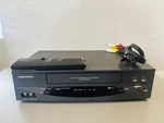 Daewoo DV-T8DN Vcr Vhs Player Recorder 4 Head Tested Working With Remote Used. Price: $89.99.